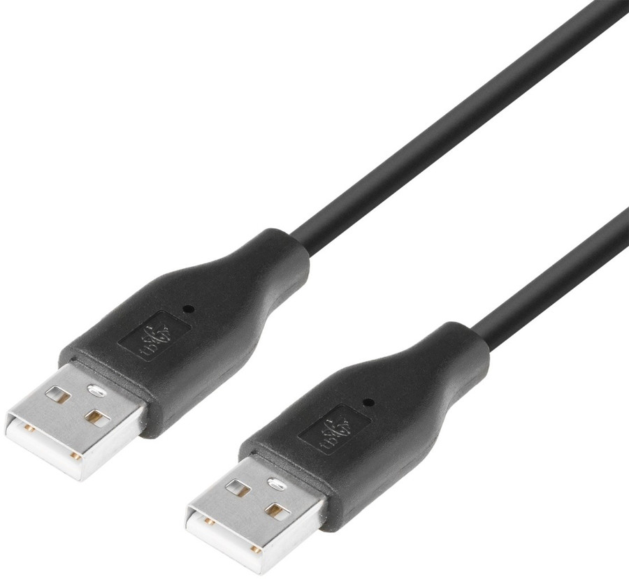 Kabel USB AM-AM, TB 1,8m czarny