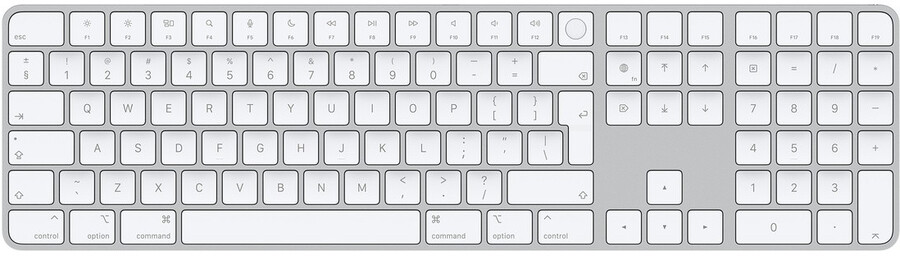 Apple Klawiatura Magic Keyboard z Touch ID i polem numerycznym dla modeli Maca z układem Apple-angielski (międzynarodowy) MK2C3Z/A