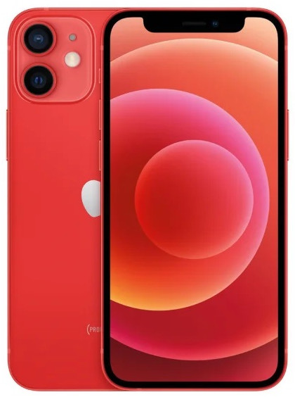 Smartfon Apple iPhone 12 mini 64GB Czerwony (MGE03PM/A)