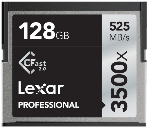 Karta pamięci Lexar cFast 2.0 128GB x3500 (525/445 MB/s) Professional