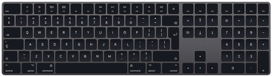 Klawiatura Apple Magic Keyboard z Polem Numerycznym Space Grey (MRMH2Z/A)
