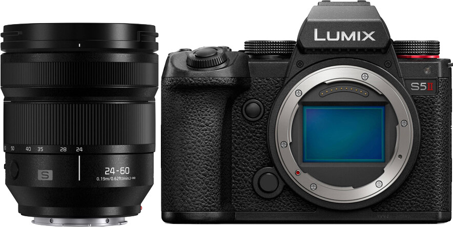 Bezlusterkowiec Panasonic Lumix S5II (body) + Obiektyw Panasonic Lumix S 24-60mm f/2.8 - Rozszerz gwarancję do 5 lat! - RATY 0%