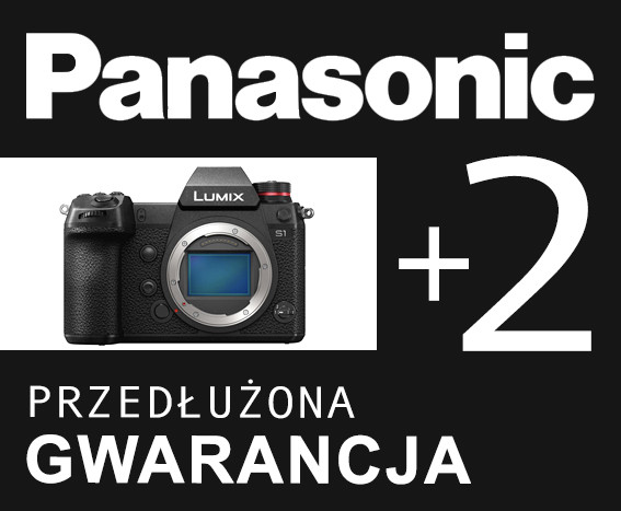 Gwarancja Panasonic + 2 lata (dla aparatów bezlusterkowych Lumix G)
