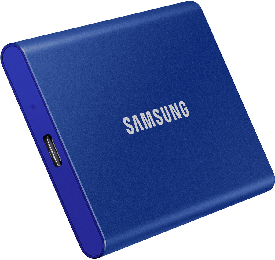 Dysk SSD Samsung T7 1TB USB 3.2 Gen.2 niebieski (MU-PC1T0H/WW)
