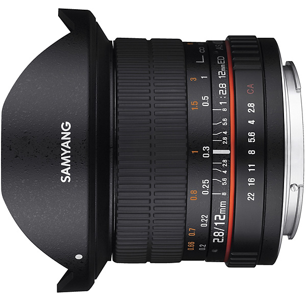 Obiektyw Samyang 12mm f/2,8 ED AS NCS Fish-eye (Sony E)