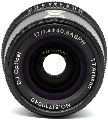 Obiektyw TTArtisan 17mm f/1,4 - mocowanie Sony E