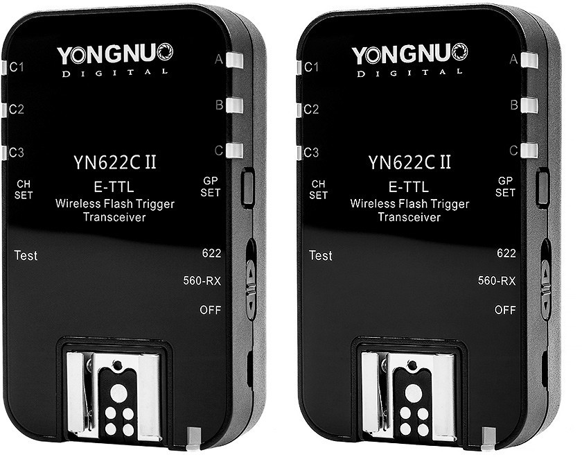 Zestaw dwóch wyzwalaczy radiowych Yongnuo YN-622N II do Nikon