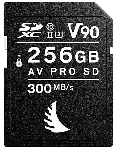 Karta pamięci Angelbird SDXC 256GB AV Pro (300MB/s) V90 UHS-II U3 | Promocja Black Friday!
