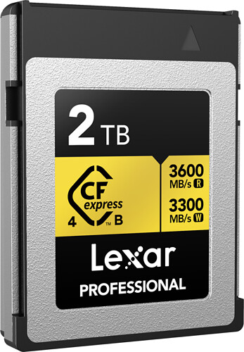 Karta pamięci Lexar CFexpress 2TB 4.0 Pro Gold Type B (3600MB/s)