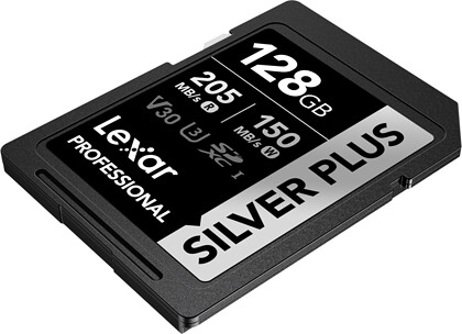 Karta pamięci Lexar SDXC 128GB 1066x (205MB/s) Silver Plus Professional