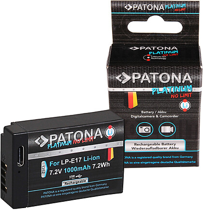 Akumulator Patona zamiennik Canon LP-E17 z USB-C Platinium