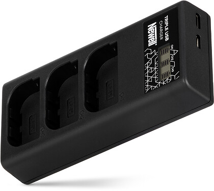 Ładowarka Newell potrójna CD-USB-C do akumulatorów Sony NP-FW50