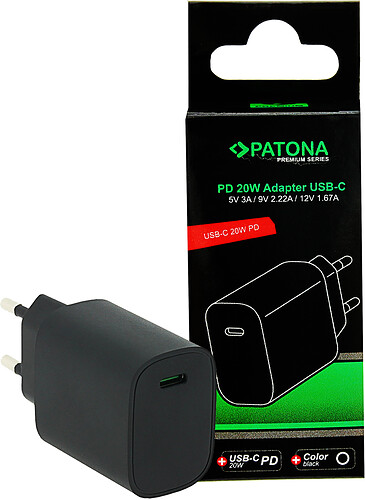 Ładowarka Patona Power Delivery 20W z USB-C