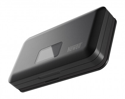 Ładowarka Newell podwójna LCD-PB-SD do Nikona EN-EL15 z funkcją powerbanku i czytnikiem kart SD