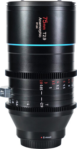 Obiektyw Anamorficzny Sirui VENUS 75mm T/2.9 Full Frame 1.6 Squeeze - Canon RF - cena zawiera rabat 20%