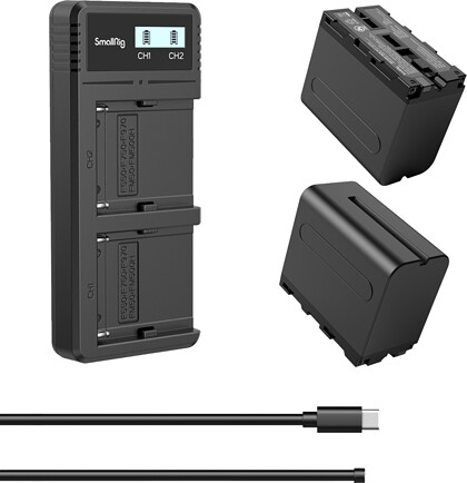 Smallrig 3823 Zestaw akumulatorów 2szt NP-F970 z ładowarką