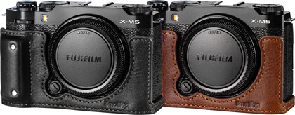SmallRig 4879 Camera Leather Half Case Kit for FUJIFILM XM5 Black