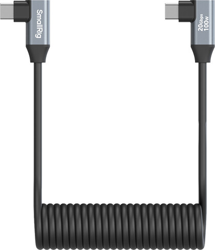 Kabel spiralny SmallRig 4793 USB-C Angled to USB-C Angled Coiled Data Cable