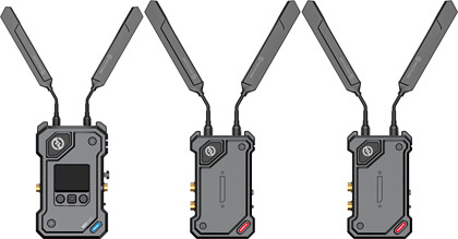 Hollyland COSMO C2 2 Transmitters/1 Receiver Kit - transmisja bezprzewodowa 1000m