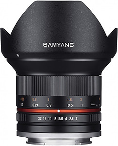 Obiektyw Samyang 12mm f/2,0 NCS CS czarny (Mikro 4/3)