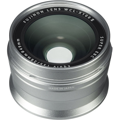 Fujifilm konwerter szerokokątny WCL-X100 (srebrny) II | oferta OUTLET - gwarancja 6 miesięcy, fvat 23%