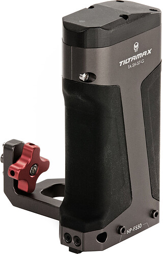 Tilta TA-SH6-57-G Side Power Handle Type III (F570 Battery) - Tilta Gray