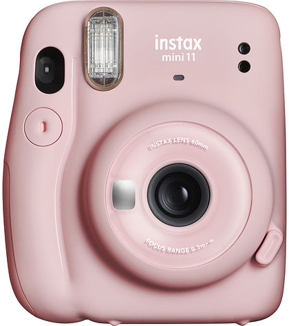 Aparat Fujifilm Instax Mini 11 BLUSH PINK (różowy) + 10 x wkład INSTAX mini glossy