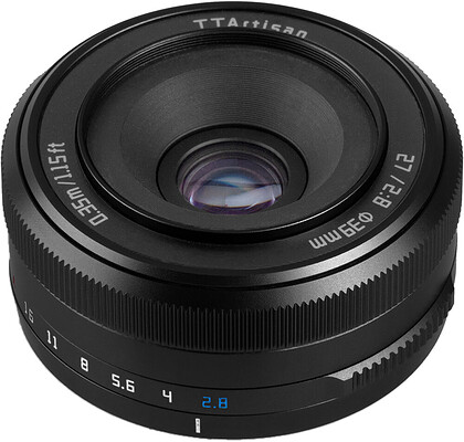 Obiektyw TTArtisan 27mm f/2.8 Fujifilm X - autofocus