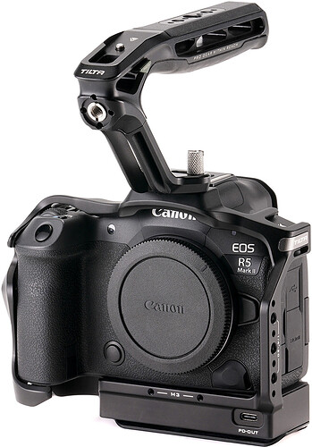 Klatka Tilta TA-T68-A-B z systemem chłodzenia do Canon R5 Mark II Base Kit - Czarny