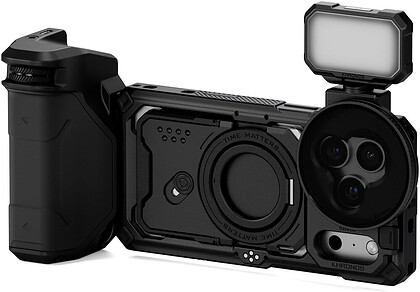 Zestaw Tilta TK-IP17-PA-B Khronos Street Snap do iPhone'a 17 Pro (Czarny)