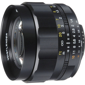 Obiektyw Voigtlander 58mm f/1,4 SL IIs Nokton czarny Nikon AIS