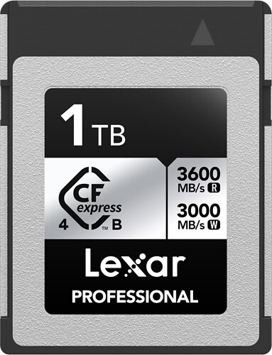 Karta pamięci Lexar CFexpress 1TB 4.0 Pro Silver Serie Type B (3600MB/s) LCXEXS4001T-RNENG