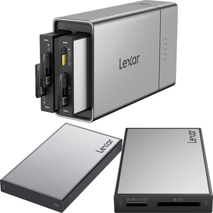 Lexar Professional Workflow Go z czytnikiem kart SD/microSD i dyskiem SSD 2 TB (LPWF600/710/502T-2TB)