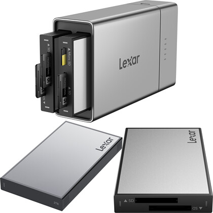 Lexar Professional Workflow Go z czytnikiem Dual SD i dyskiem 2TB SSD (LPWF600/720/502T-2TB)