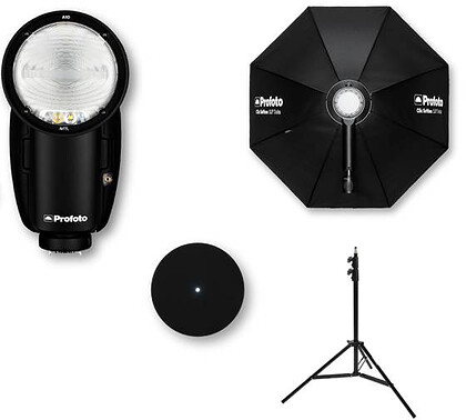 Zestaw Profoto A10 Light KIT lampa + nadajnik Profoto CONNECT + Octa Clic 2' 60cm +Profoto Light Stand 8'/2.4m - cena zawiera rabat 15%!