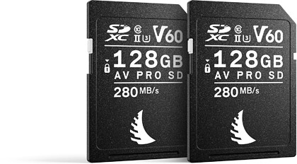 Karta pamięci Angelbird 2x SDXC 128GB AV Pro (280MB/s) V60 UHS-II U3 MatchPack
