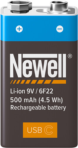 Akumulator Newell 9V USB-C 500 mAh