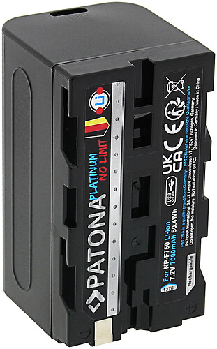 Akumulator Patona zamiennik Sony NP-F750 z USB-C Platinium