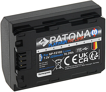 Akumulator Patona zamiennik Sony NP-FZ100 z USB-C Platinium