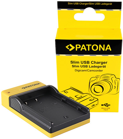 Ładowarka Patona Slim USB do Panasonic DMW-BLF19