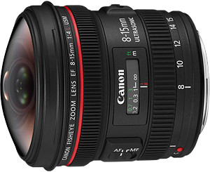 Obiektyw Canon EF 8-15mm f/4L Fisheye USM
