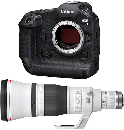 Bezlusterkowiec Canon EOS R1 + Canon RF 600mm f/4L IS USM