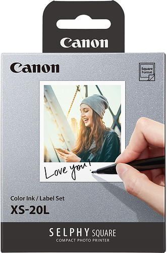 Wkład Canon XS-20L (papier samoprzylepny + atrament) do SELPHY SQUARE QX10