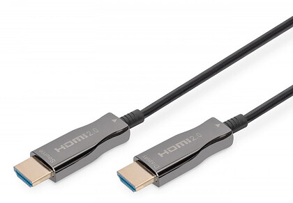 Digitus kabel HDMI 2.0 AOC hybrydowy Hi-Speed Ethernet 15m