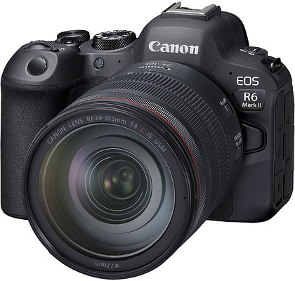 Bezlusterkowiec Canon EOS R6 Mark II + RF 24-105 F4 L IS USM + SanDisk SDXC Extreme PRO 128GB (200MB/s) V30 UHS-I U3