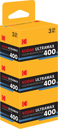 Film kolorowy Eastman KODAK ULTRAMAX 400 [135/36 zdjęć] (3-pack)