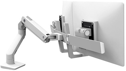 Uchwyt biurkowy na dwa monitory Ergotron HX Desk Dual Monitor Arm (biały)