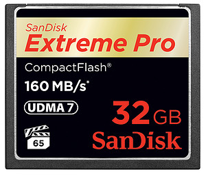 Karta pamięci SanDisk CompactFlash Extreme PRO 32GB (160MB/s)