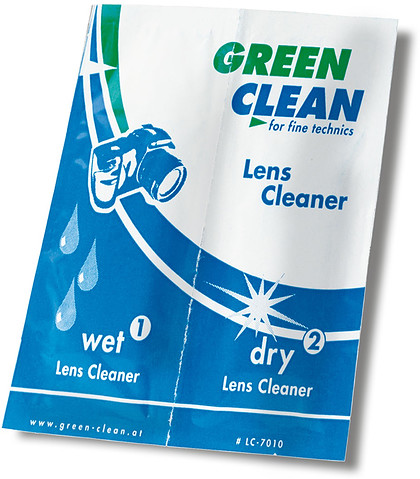 Zestaw ściereczek Green Clean do czyszczenia optyki mokra + sucha