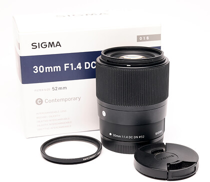 Obiektyw Sigma 30mm f/1,4 DC DN Contemporary (Canon M) - sn:55880410 - Komis